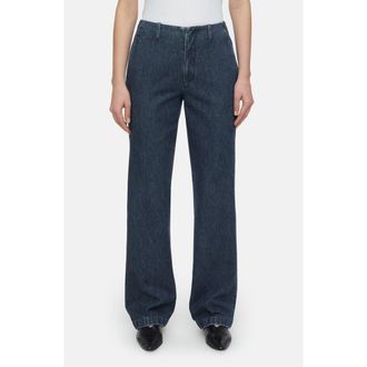 Closed Sasia High Waist Straight Leg Jeans in Dark Blue at Nordstrom Rack, Size 26