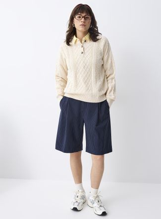 Twik Womens Loose dress Bermuda Shorts