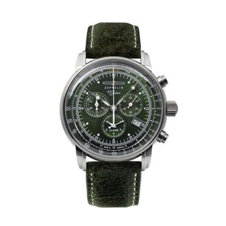 Zeppelin 100 Jahre Chronograph Green Dial Mens Watch 86804