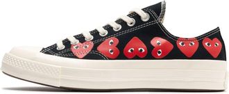 Converse x COMME des GARCONS PLAY Chuck 70 Low Multi Heart - Black A08149C