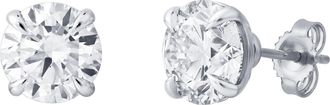 LuvMyJewelry Nisara 3.5 Ct TW Lab Grown Round Diamond Studs 14K Gold Earrings