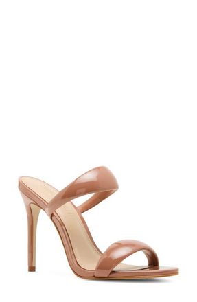 Steve Madden Saturn Slide Sandal in Mocha Patent at Nordstrom, Size 7.5