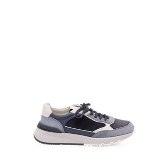 Brunello Cucinelli Heren, Schoenen, Blauw, Maat: 43 EU Leer