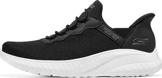 Skechers (WMNS) Skechers Slip-ins Bobs Sport Squad Chaos Black White 117500-BLK