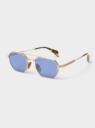 David Beckham Geometric aviator sunglasses