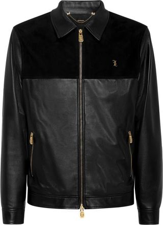 Billionaire Boys Club Nappa en Su&egrave;de Blouson - Heren - Leren en Su&egrave;de Jassen - Zwart - 3XL - Su&egrave;de - Jassen
