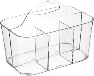 mDesign Small Plastic Storage Caddy Tote for Desktop Office Supplies - Clear at Nordstrom