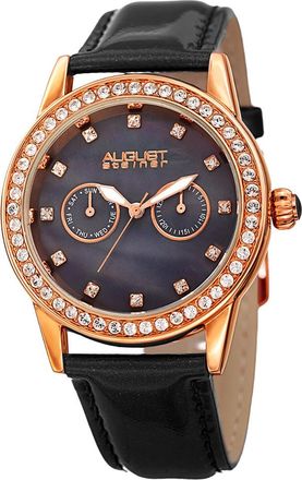 August Steiner Womens Leather Watch
