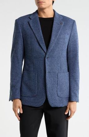T.R. Premium Slim Fit Cotton Blend Sport Coat in Navy at Nordstrom Rack, Size Xx-Large