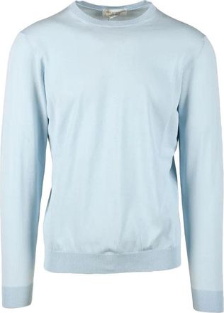 FILIPPO DE LAURENTIIS Light Blue Cotton Sweater