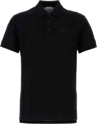 Burberry Black Piquet Polo Shirt