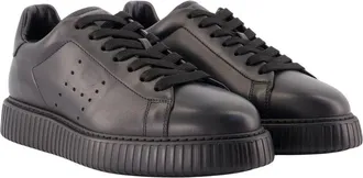 Hogan Mens Sneaker Black Calfskin