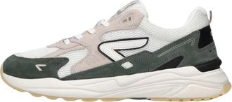 HUB Lage sneakers Grid-m stijl - Heren - Sneakers - Veelkleurig - 42 EU - Su&egrave;de - Schoenen