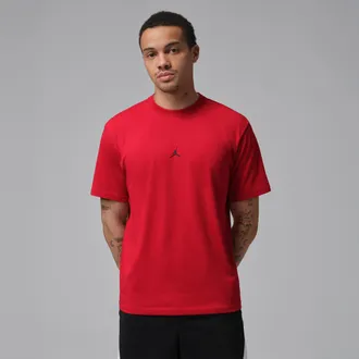 Nike Jordan Mens Jordan Sport Dri-FIT Jumpman T-Shirt in Red | IB6757-687