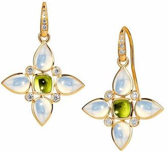 Syna Bloom Mini Elara Earrings in Peridot at Nordstrom, Size Small