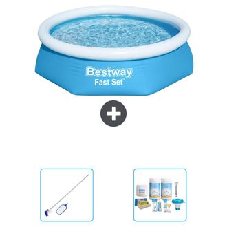 Bestway Piscina Bestway Fast Set Redonda - 244x61 Cm - 5-piezas S22621
