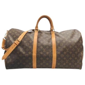 Louis Vuitton Pre-owned Weekend Bags, unisex, Brown, Size: ONE SIZE Pre-owned Vintage Monogram Boston Bag