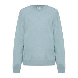 Etro Etro, Cashmere Knitwear, male, Blue, Size: XL Cashmere sweater