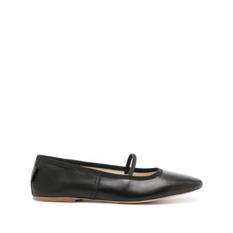 A.P.C. A. p.c. Round-toe Leather Ballerina Shoes