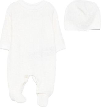Balmain Onesie And Hat Set