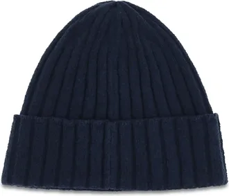Dolce & Gabbana Mens Beanie Hat Blu Scurissimo 1 Wool Ovis Aries E Hairbands