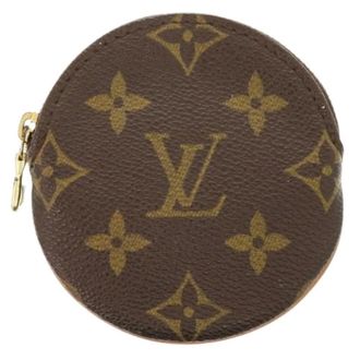 Louis Vuitton Vintage, unisex, Bruin, ONE Size, Pre-owned Vintage Canvas Portemonnee