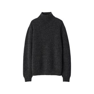 Christophe Lemaire High Neck Sweater In Yak Alpaca