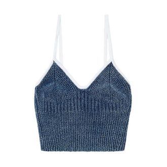 Diesel Dames, Tops, Blauw, Maat: S