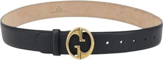 Gucci Pre-owned Belts, female, Black, Size: ONE SIZE Pre-owned Vintage Leather Belt