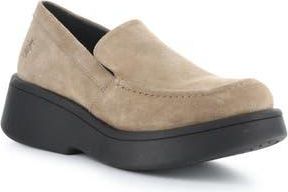FLY London Maru Platform Loafer in 003 Taupe Oil Suede at Nordstrom Rack, Size 9-9.5Us / 40Eu