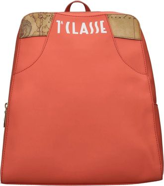 Alviero Martini 1A Classe Faux Leather Backpack - Dames - Rugzakken - Rood - ONE Size - Leer - Tassen