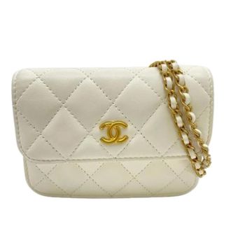 Chanel Pre-owned Vintage Mini Schoudertas - Dames - Pre-owned - Wit - Maat: ONE Size Leer