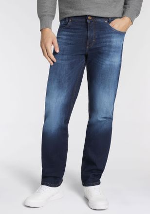 MAC Broeken Regular-fit-Jeans MAC Rick, Herren, Gr. 30, L&auml;nge 32, blau (dunkelblau authenic 3d use), Denim/Jeans, Obermaterial: 99% Baumwolle, 1% Elasthan, unifar