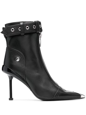 Alexander McQueen Black Solid Boots