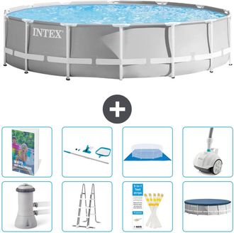Intex Piscina Prism Frame Redonda - 427x107 Cm - 9-piezas S605