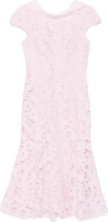 Self Portrait Lace Scoop Back Midi Dress