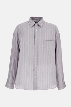 Acne Studios Grey Striped Shirt