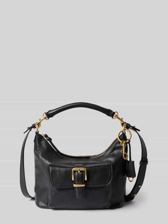 Marc O'Polo Umh&auml;ngetasche aus echtem Rindsleder in Black, Gr&ouml;&szlig;e 1