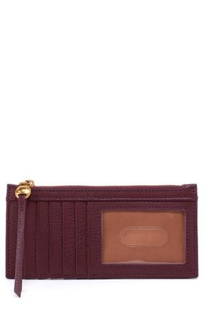 Hobo Carte Leather Wallet in Mulberry Glaze at Nordstrom