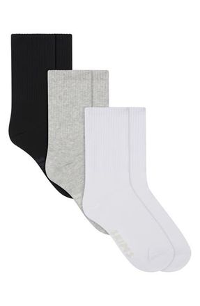 SKIMS 3-Pack Sport Socks in Core Multi at Nordstrom, Size Medium