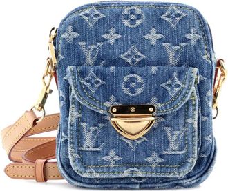 Louis Vuitton Fairfax Pochette LV Remix Monogram Denim crossbody bag - Blu