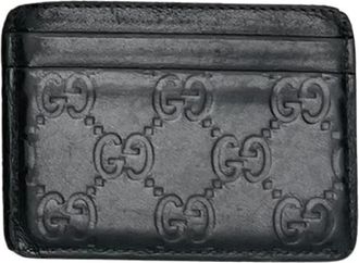 Gucci Pre-owned Wallets, female, Black, Size: ONE SIZE Pre-owned Leather Wallet