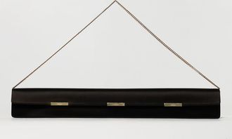 Moschino Clutch Oversize Baguette in viscosa