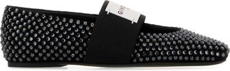 Givenchy Black Logo Ballet Flats