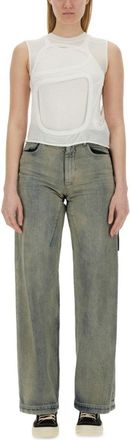 Rick Owens Cut-Out White Top