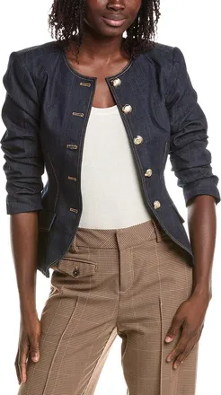 Cinq &agrave; Sept Cinq &Agrave; Sept Denim Scrunched Chris Jacket