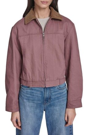 Levi's Corduroy Collar Chore Jacket in Mauve at Nordstrom, Size X-Large