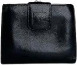 Celine Pre-owned Triomphe Embossed Bifold Portemonnee - Dames - Vintage Accessoires - Zwart - ONE Size - Leer - Vintage