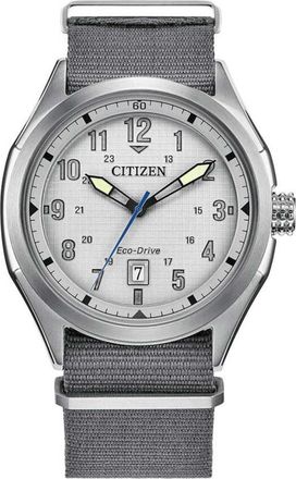 Citizen Terra Force Silver Dial Mens Watch AW1890-01A