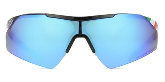 Salice 004 ITA RWP Polarized NERO/RW P BLU Mens Sunglasses Black Size Standard